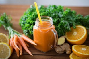Детокс-коктейль из моркови, имбиря и цитрусовых - рецепт приготовления